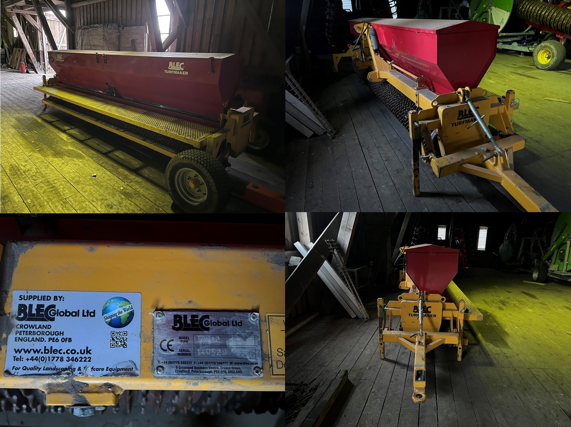 Blec TM12 Turfmaker for sale