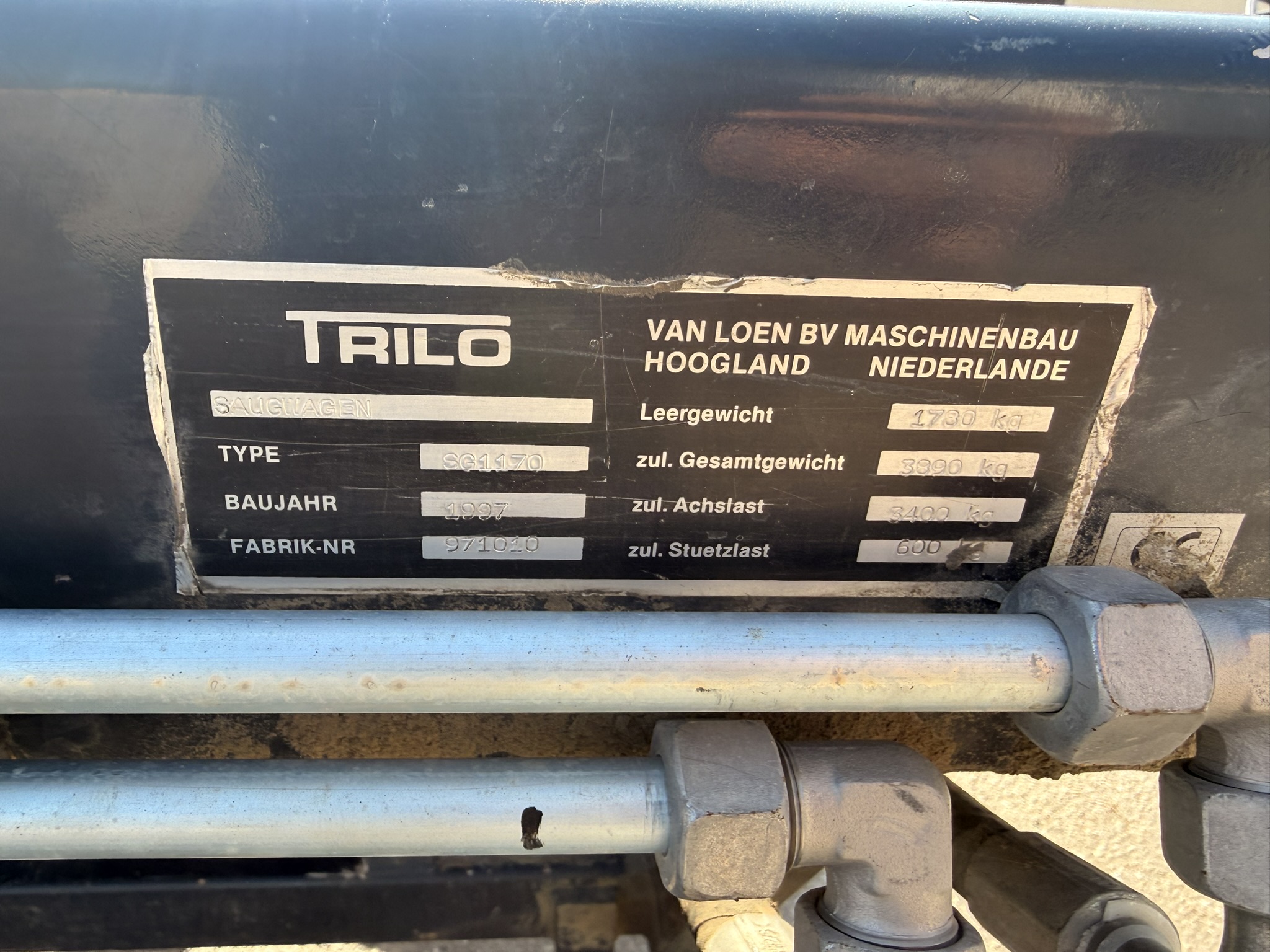 Trilo SG1170 Vacuum Collector for sale